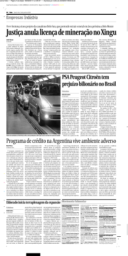 PDF da p&aacute;gina do jornal. - Povos Ind&iacute;genas no Brasil