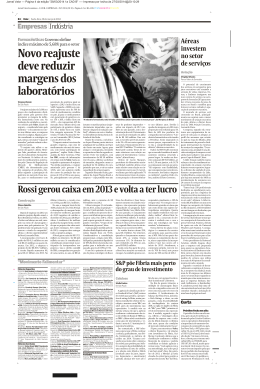 Novo reajuste deve reduzir margens dos laborat&oacute;r ios