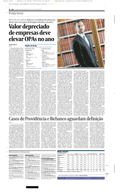 Valordepreciado deempresasdeve elevarOPAsnoano