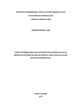 1 INTRODUÇÃO - Centro de Referência e Treinamento DST/AIDS-SP