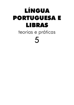 l&iacute;ngua portuguesa e libras - Biblioteca Virtual