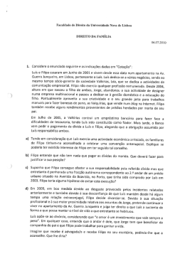 bl - Faculdade de Direito da UNL