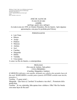 JOS&Eacute; DE ALENCAR As asas de um anjo com&eacute;dia