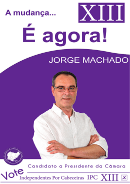 Revista: A mudan&ccedil;a &hellip; &Eacute; Agora! - Independentes por Cabeceiras