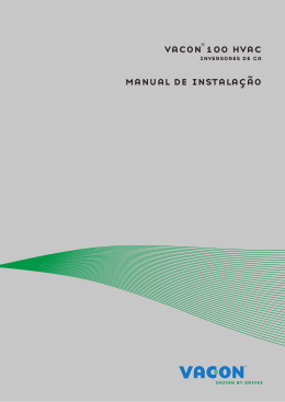 vacon 100 hvac manual de instala&ccedil;&atilde;o