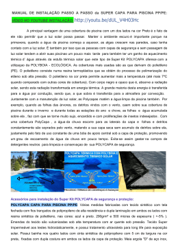MANUAL de INSTALAÇÃO em "L" : SUPER CAPA