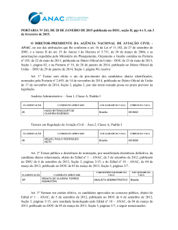 PORTARIA N&ordm; 243, DE 28 DE JANEIRO DE 2015 publicada
