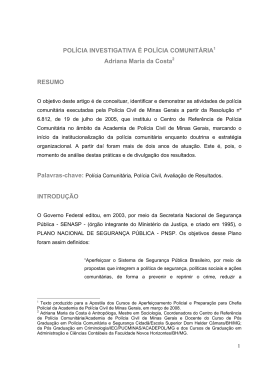 leia mais - Acadepol - Governo de Minas Gerais