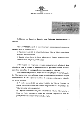 i. - Conselho Superior dos Tribunais Administrativos e Fiscais
