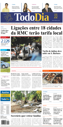 Ligações entre 18 cidades da RMC terão tarifa local