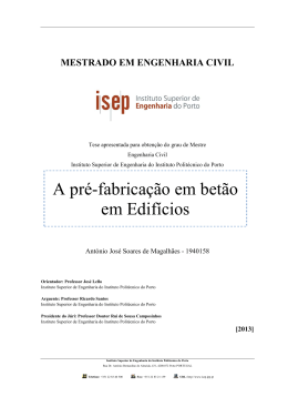 A pr&eacute;-fabrica&ccedil;&atilde;o em bet&atilde;o em Edif&iacute;cios3