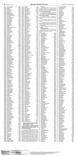 64 &ndash; S&atilde;o Paulo, 59 (76) Di&aacute;rio Oficial da Cidade de S&atilde;o Paulo