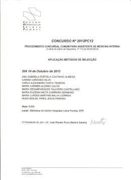 Entrevistas - Agenda - 3&ordf; Fase