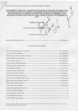 secretaria regional do ambiente e dos ric&iacute;`i&iacute;rsos nati`rais