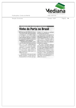 Publicações: Correio da Manhã Data: 26/07/05 Secção: Economia