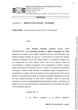 4000515-21.2013.8.26.0451 - lauda 1 SENTENÇA Processo nº