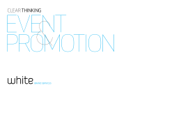 Event & Promotion - White, Brand Services