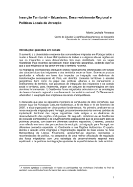 Inser&ccedil;&atilde;o Territorial