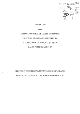 PROTOCOLO - Câmara Municipal de Loures