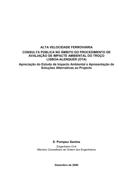 ALTA VELOCIDADE FERROVI&Aacute;RIA CONSULTA