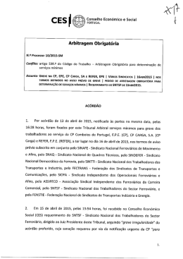 Acordão Resposta - Conselho Económico e Social