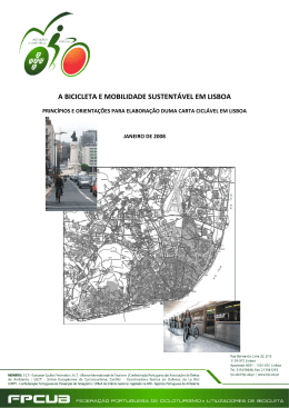 Proposta Carta Ciclavel de Lisboa