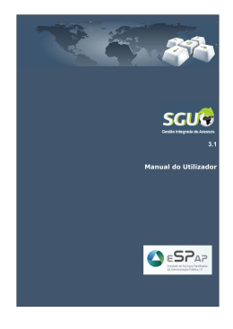 3.1 Manual do Utilizador