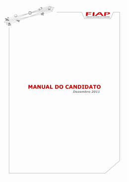 MANUAL DO CANDIDATO