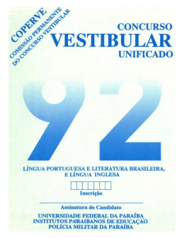 iii? VESTIBULAR
