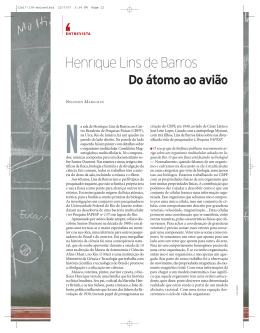 Henrique Lins de Barros - Revista Pesquisa FAPESP