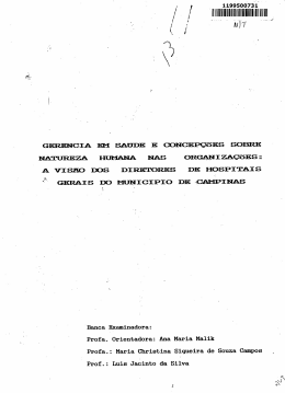 Profa. Orientadora - Sistema de Bibliotecas FGV