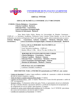 072/2004 - edital de matrícula conforme ata nº 008 consepe
