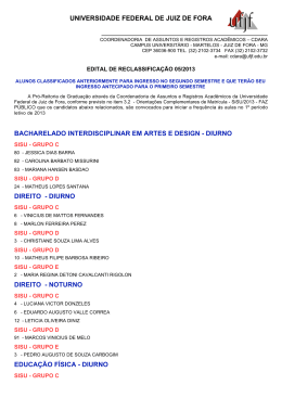 Antecipados para o 1&deg; semestre/2013 (Edital 05/2013)