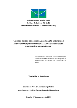 Vanda Maria de Oliveira - Universidade de Bras&iacute;lia