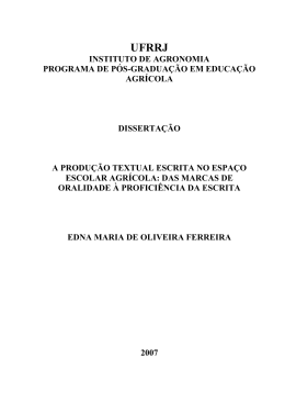 Edna Maria de Oliveira Ferreira