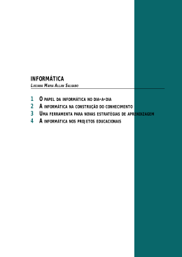 INFORM&Aacute;TICA - Minist&eacute;rio da Educa&ccedil;&atilde;o