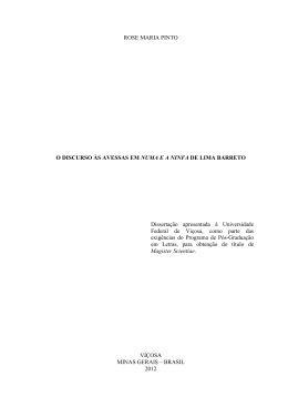 Disserta&ccedil;&atilde;o Rose Maria Pinto - P&oacute;s