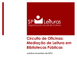 A leitura mediada na forma&ccedil;&atilde;o do leitor
