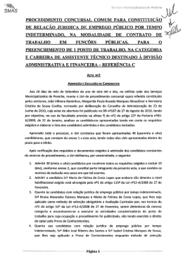 Assistente Técnico divisão Administrativa e Financeira