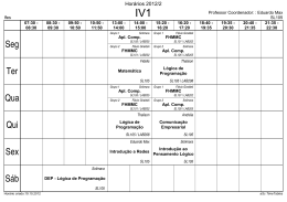 Seg Ter Qua Qui Sex S&aacute;b