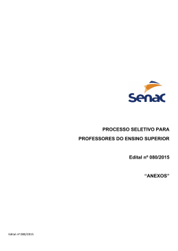ANEXOS - Senac S&atilde;o Paulo