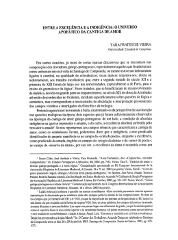 ENTRE A EXCEL&Ecirc;NCIA E A INDIG&Ecirc;NCIA: o UNIVERSO APoFATico