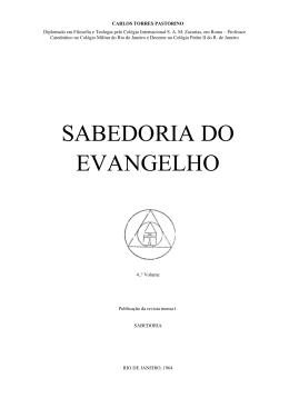 Sabedoria do Evangelho