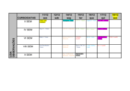 LEIA O BSE RVA &Ccedil;&Otilde; E S CURSO/DATAS 11/12 sex 12/12 sab 14