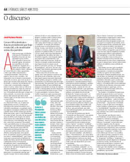 O discurso - Clube de Jornalistas