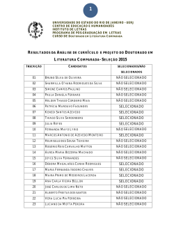 1 - P&oacute;s-gradua&ccedil;&atilde;o em Letras da UERJ