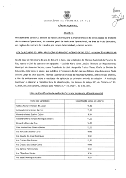 CÂMARA MUNICiPAi.. ATA N.° 3 Procedimento