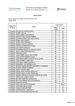 *- `PORTUGAL - Faro - Agrupamento de Escolas Tom&aacute;s Cabreira