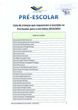 (Lista de inscri\347\365es no pr\351