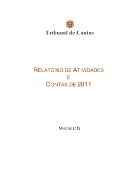 2011 - Tribunal de Contas